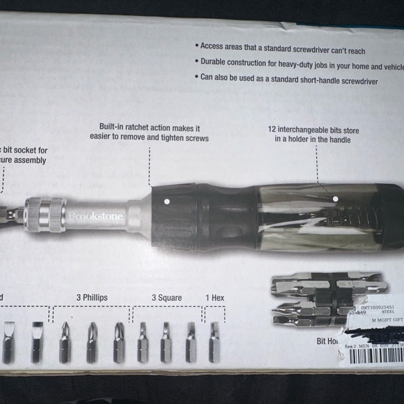 Flexible screwdriver with bits included - Picture 3 of 11
